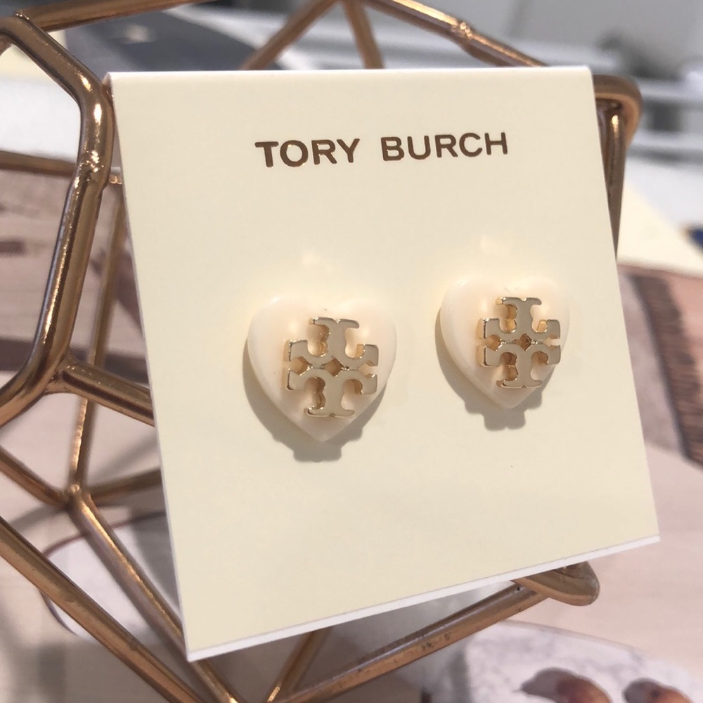 🎀SALE🎀 NEW Tory Burch Heart Tilsim Earring - Picture 4 of 12